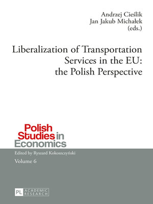 cover image of Liberalization of Transportation Services in the EU
